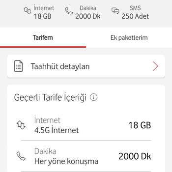 Vodafone'nun Tarife Oyunu