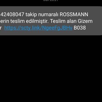 Rossmann Ve Scotty Kargo Şirketi Teslim Edildi Deyip Teslim Etmemesi