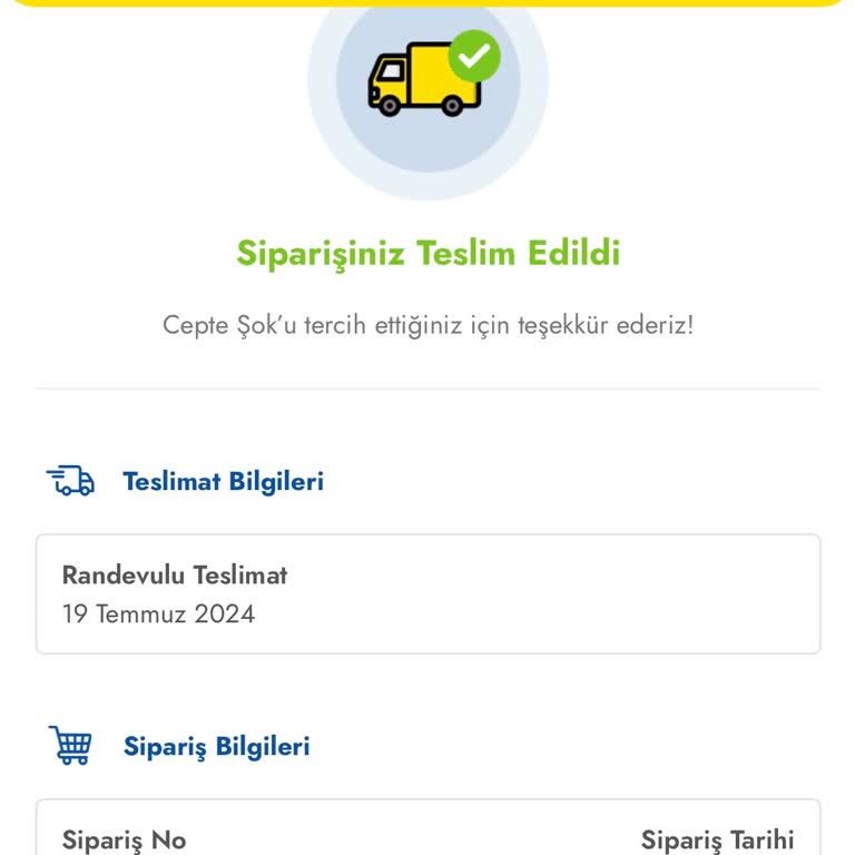 Şok Market Çürük Ürün Gönderiyor