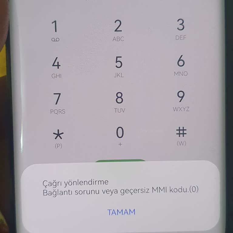 Vodafone Çağrı Yönlendirme Sorunu Mmi Kodu Hatası