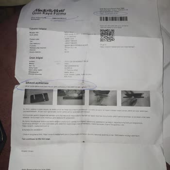Media Markt Kullanıcı Hatası Olmayan Bir Durumdan Dolayı Mağdur Olma.