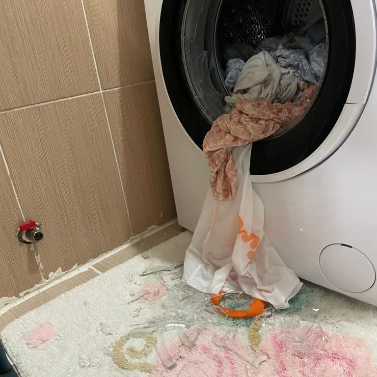 Vestel Çamaşır Makinesi Cam Kapağı Patladı
