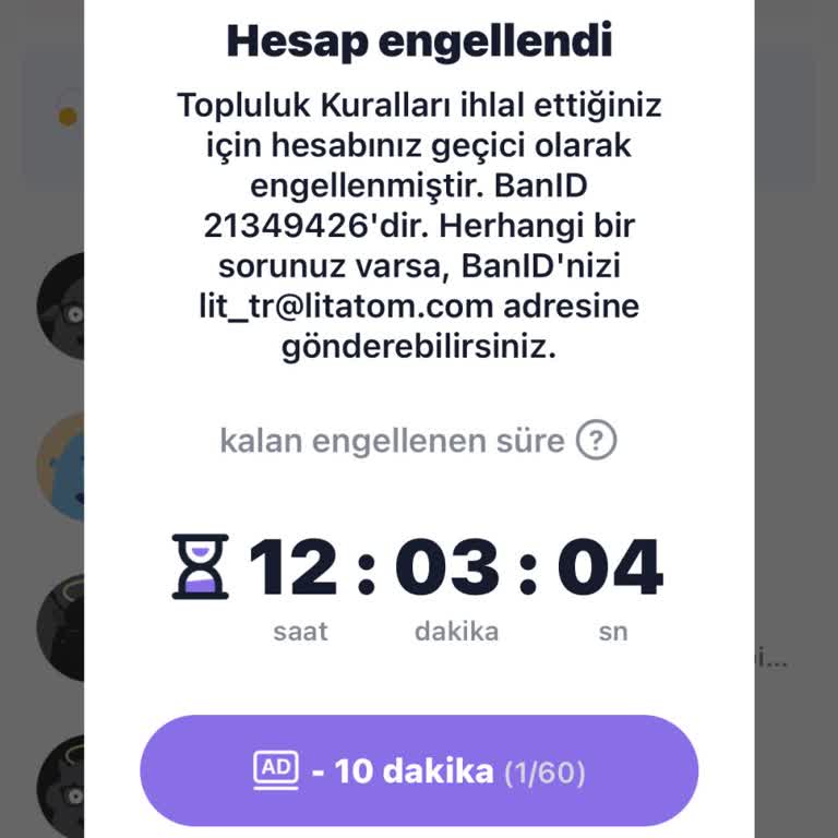 Litmatch Hesabım Haksız Yere Ban Yedi