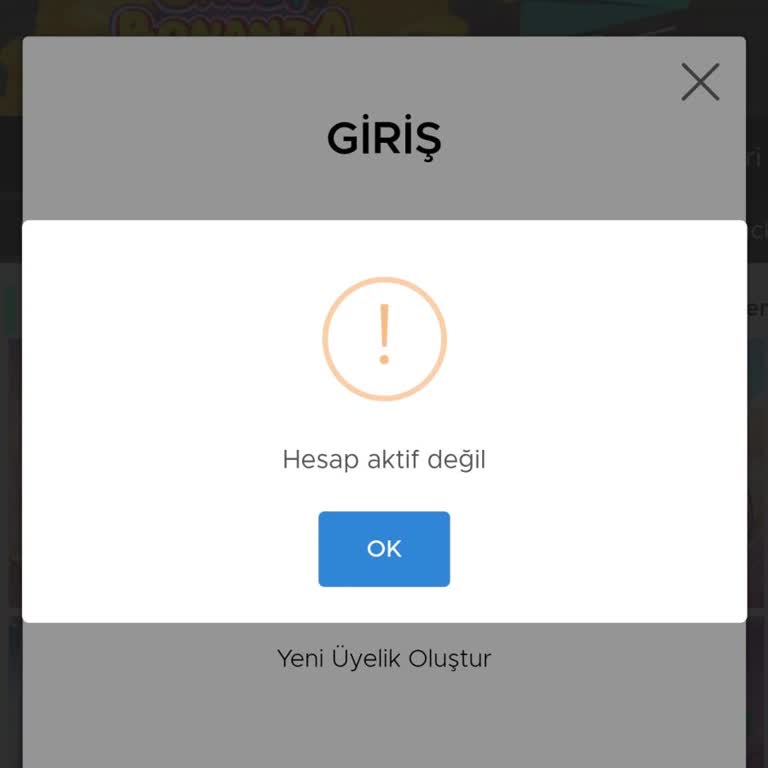 Casinoper Casino Per Hesap Aktif Değil Diyor