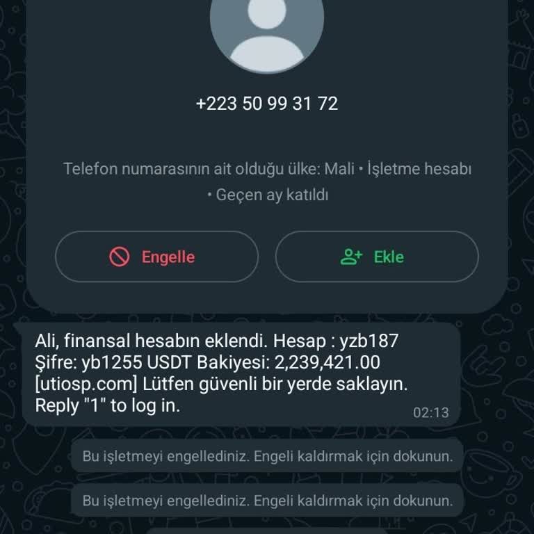 WhatsApp Habersiz Hesap Açma İşlemi