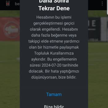 Instagram Erişim Engeli!