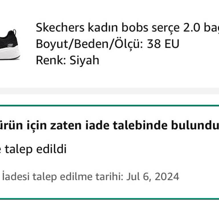 Amazon Uzun Süredir İademi Yapmıyor.