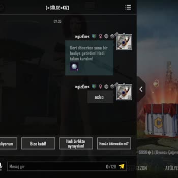 PUBG (Pubgmobile.com) Mesajlarla İlgili Sorun Yaşıyorum