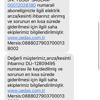 Uludağ Elektrik Dağıtım Aş Nin Sorunu Çözememesi