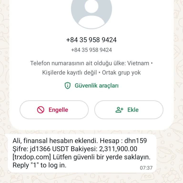 WhatsApp Üzerinden Yabancı Numaralardan Gelen Alakasız Mesajlar,