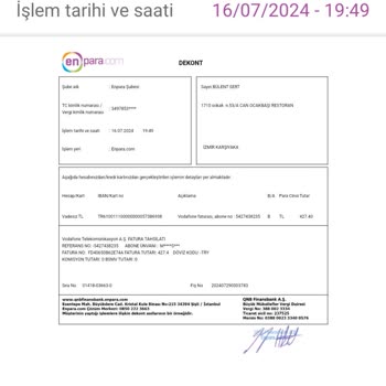 Enpara Onayım Olmadan Başkasına Ait Faturayı Hesabımdan Kesti!