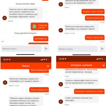 Migros Yemek +60 TL'lik Patates Kızartması