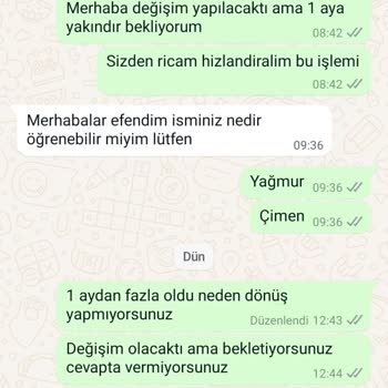 Selinnabutik (Instagram) Değişim İçin Gönderdiğim Ürünü Göndermiyorlar