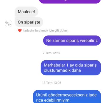 Selinnabutik (Instagram) Değişim İçin Gönderdiğim Ürünü Göndermiyorlar