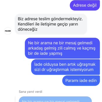 Fulune.tr Gelmeyen Kargo Be İade Edilmeyen Ücret