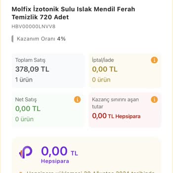 Hepsiburada Da Link Gelir Kazancım Hesabıma Yatmıyor