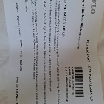 FLO Ayakkabı FLO'dan Aldığım Ayakkabı Hızla Yıprandı, Garanti Süreci Mağdur Etti