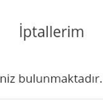 İncehesap Hem Siparişlerimde Hem De İptallerimde Gözüken Sipariş