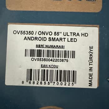 Onvo TV Arızası (Garanti Kapsamında)