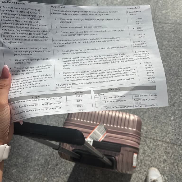 SunExpress Hava Yolları Uçak İptali Bilgi Verilmeden Mağdur Bırakma