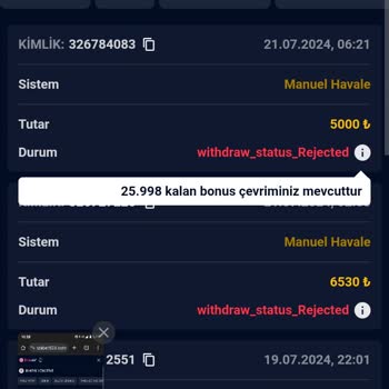Enzabet Çevrimi Yapmama Rağmen Ödemeyi Yapmıyor