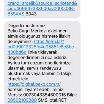 Sıfır Beko Klima Arızasının Giderilmemesi
