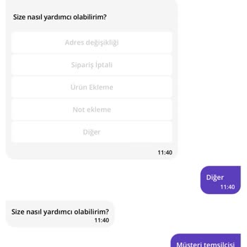 Getir'de Müşteri Temsilcisi Terbiyesizlikleri