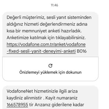Vodafone Net İnternet Arıza Kaydım Var Otomatik Kapanıyor