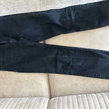 Mavi Jeans Pantolon Beyaz Çizgi