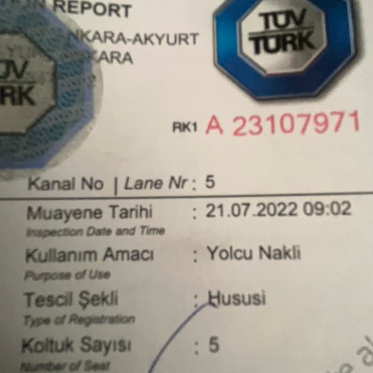 TÜVTÜRK Tüvtürk Randevu Sorunu