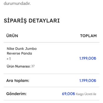 Byg Wear Kargoya Verilmiyor