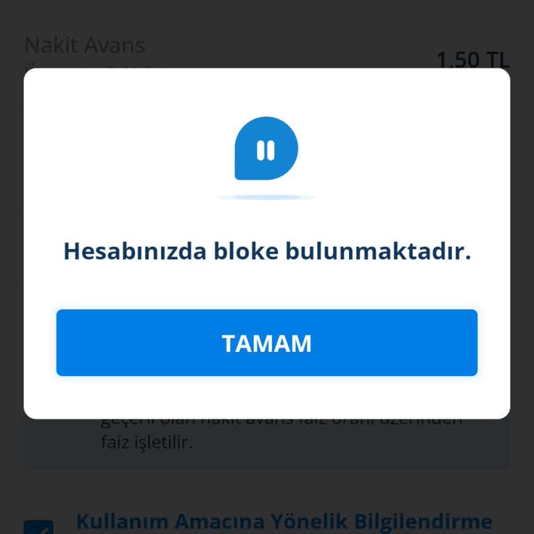 Denizbank Hesap Blokesi Hk.