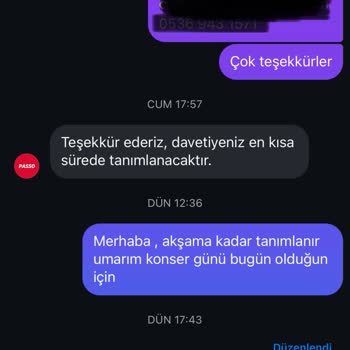 Passo Etkinlik Çekiliş Yalanı Mağduriyet