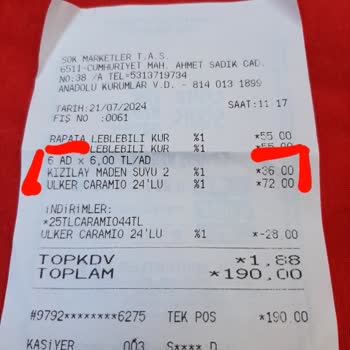 Şok Marketler Şok Marketin Etiket Fiyatı Ve Kasada Fazla Fiyat Uygulaması