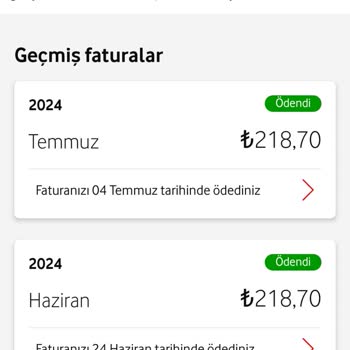 Vodafone Taahhüt Bitiş Sonrası Oluşan Aşırı Fiyat Farkı