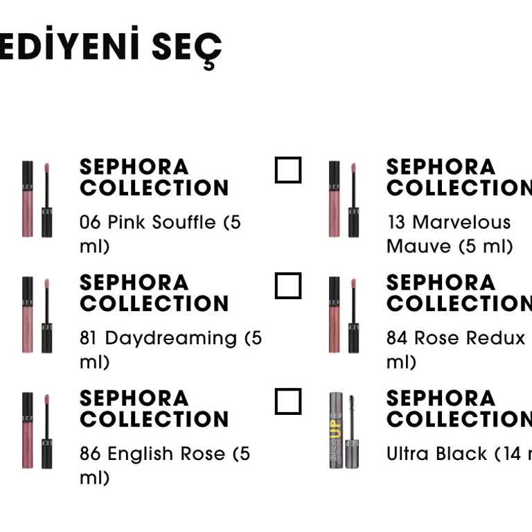 Sephora Online Gold Gift Sorunu