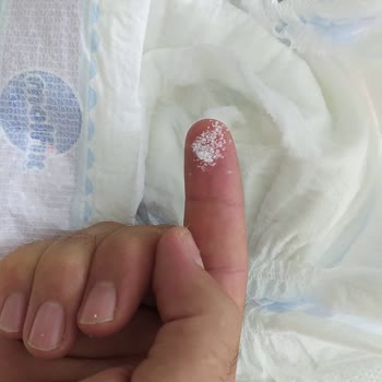 Molfix Bebek Bezi İçindeki Kristaller Deforme Olmuş. Pütür Pütür