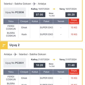Pegasus Uçuş Ertelemesi Ve Yetersiz Telafi