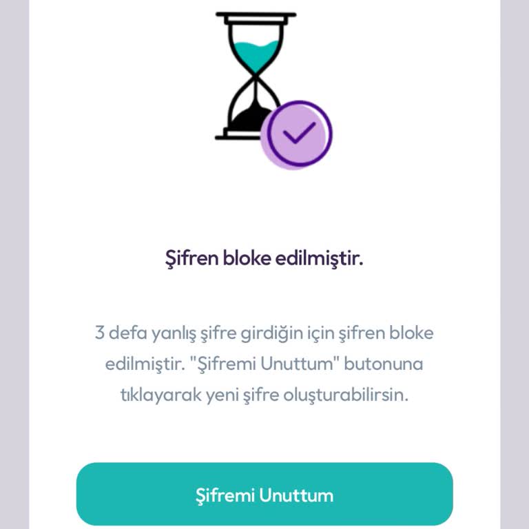 Param Şifrem Sürekli Blokeli