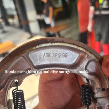 Honda Motosiklet Honda Servisinde Orijinal Olmayan Parça Sorunu