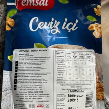 Emsal Kuruyemiş Düşük Kaliteli Ürün Şikayeti