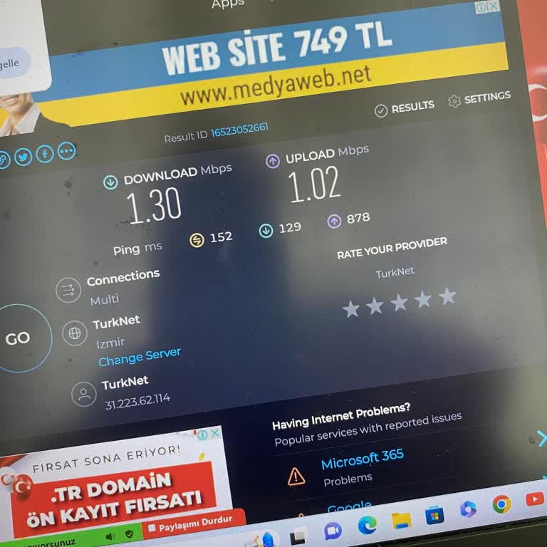 TurkNet Fiber Olmaya Çalışan İnternet