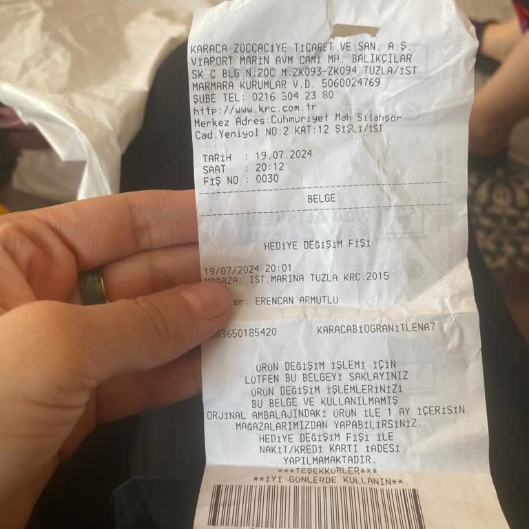 Karaca Züccaciye Karaca Değişim Yapmıyor