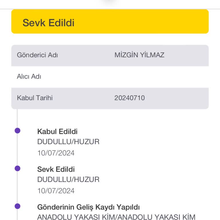 PTT Kargoma Ulaşamıyorum