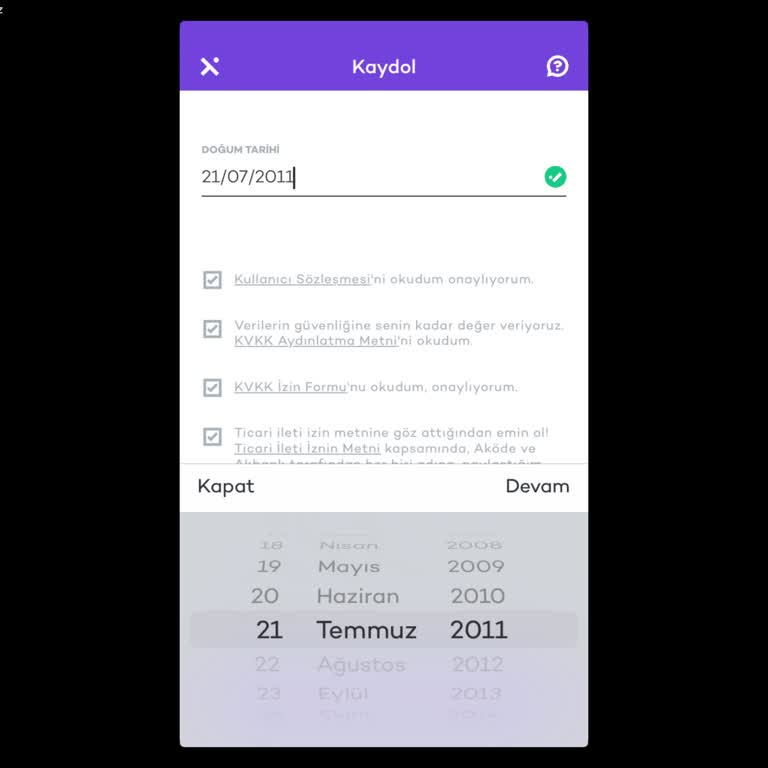 Tosla Kart Doğum Tarihi 2012 Yapılmıyor