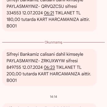 Trendyol GO Kartımdan Fazla Para Çekti