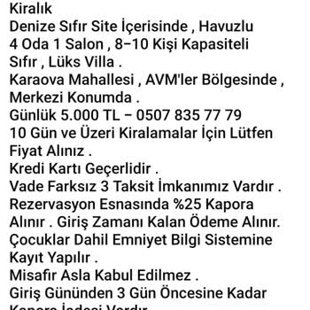 Turyap Kuşadası'nda Kiralık Villa Sorunları
