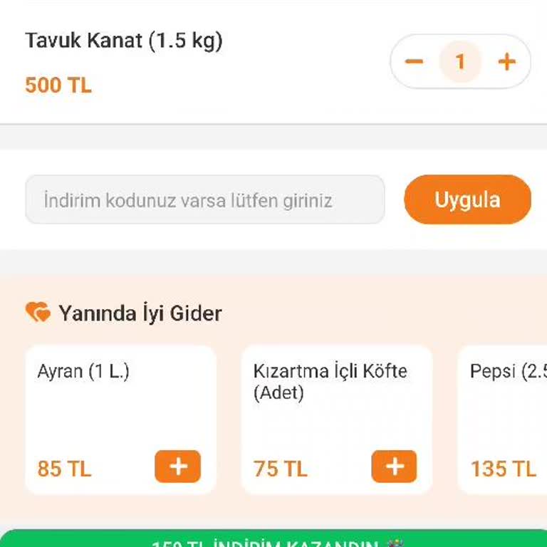 Trendyol Yemek Siparişi Flaş İndirimsiz Fiyatı Üzerinden Çekim Yapıldı