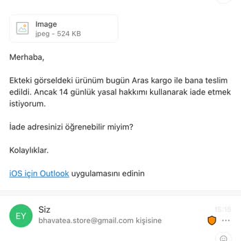 Luminous Boutique'den Sipariş Sorunu Ve İade Zorluğu