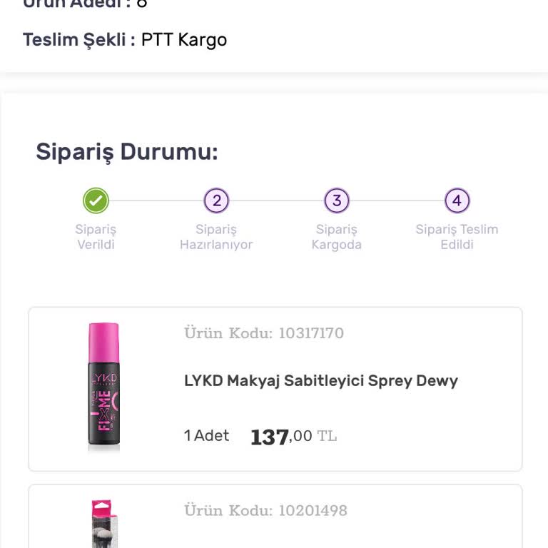 Gratis Siparişimi Kargoya Vermiyor!